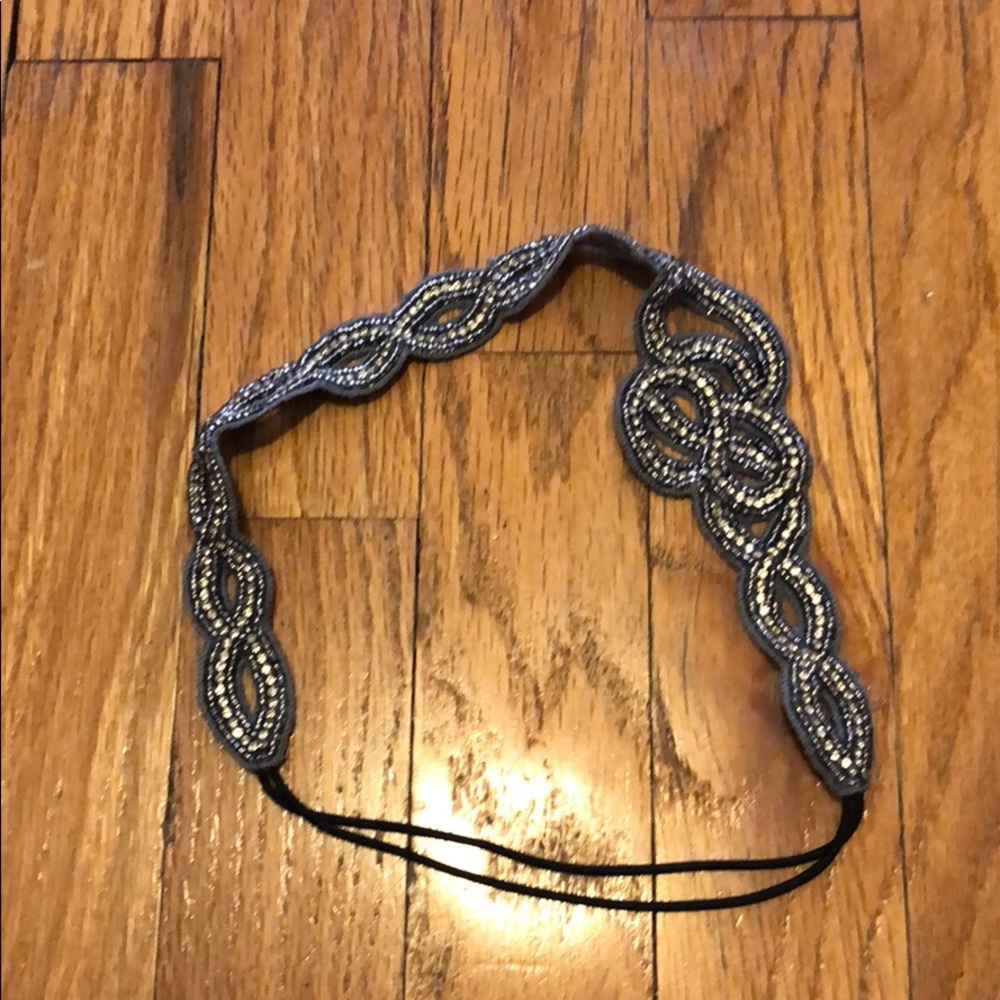 Rhinestone beaded headband from Anthropologie